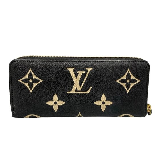 Auth LOUIS VUITTON Portefeuille Clmence M82338 black/beige - RFID : confirmed - Picture 2 of 10